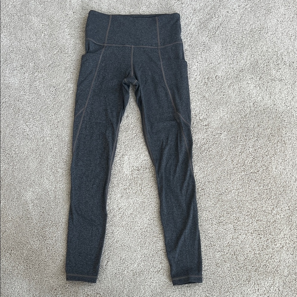 Athleta Charcoal Heather Leggings